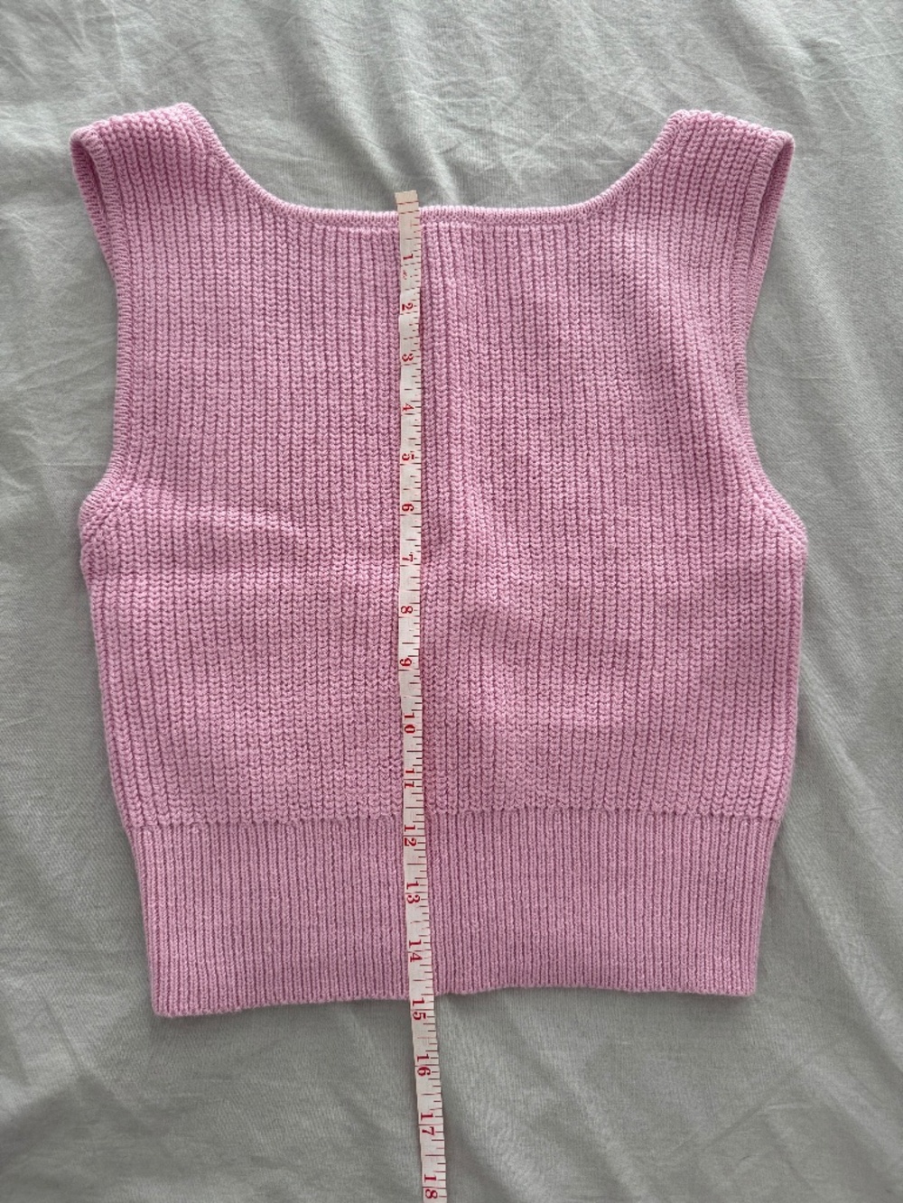 Dynamite knitted crop top